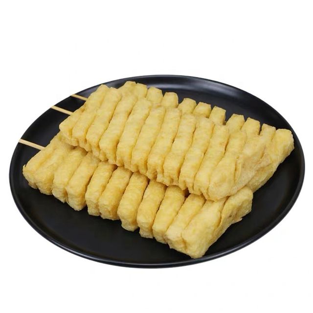 Factory Wholesale Top Level Fried Tofu Fried Tofu Strings Deep Fried Bean Curd String - Image 1
