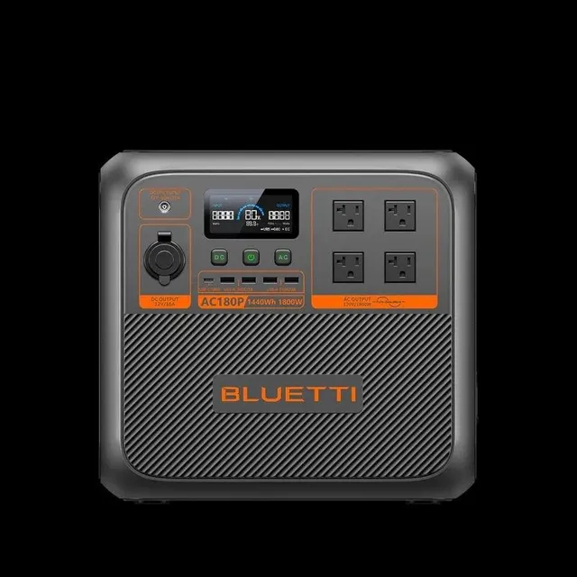 BLUETTI AC180P Portable Power Station LiFePO4 Battery | 1,800W 1,440Wh Wholesale Supply - Image 3