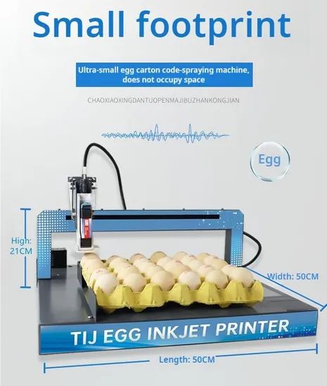 Inkjet Printer Digital Egg Bottle Box Plastic Bag Date Code Batch Number Printing Machine - Image 5