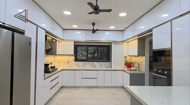 MDF Modular Kitchen Cabinets Interior Work - Image 1