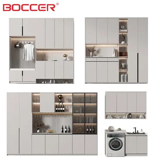 Customized Expandable Wine Glass Rack Stemware Storage Sideboard Kitchen Cabinets - Image 2