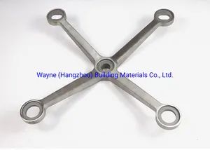 160mm Stainless Steel Glass Spider with 4 Arms; Glass Fitting Hardware, Point-Fixed Curtain Wall Hardware with High Quality and Best Price - Image 4