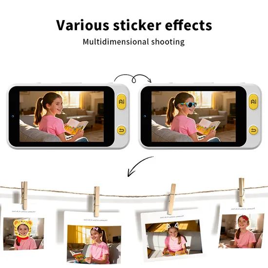 Compact Digital Kids Camera with SD Card and CMOS Technology - Image 4