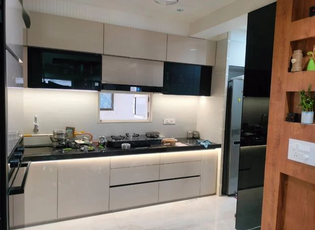 Kitchen Modular Tendam Acrylic Glass In Pune Finish Glossy Material Acrylic Size All kitchen Design Type Modular Durability Resistant To - Image 2