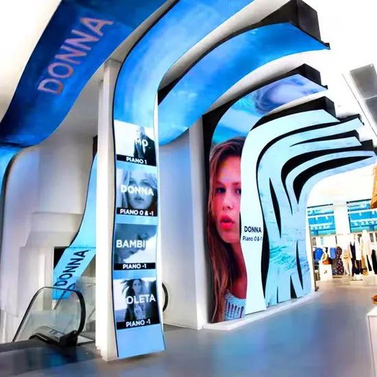 Flexible Indoor RGB LED Display Modules - 320X160mm Curved Design - Image 2