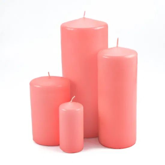 Bulk Assorted Colors Custom Logo Paraffin Wax Multi Scents Luxury Valentine Gift Cylinder Pillar Candles - Image 1