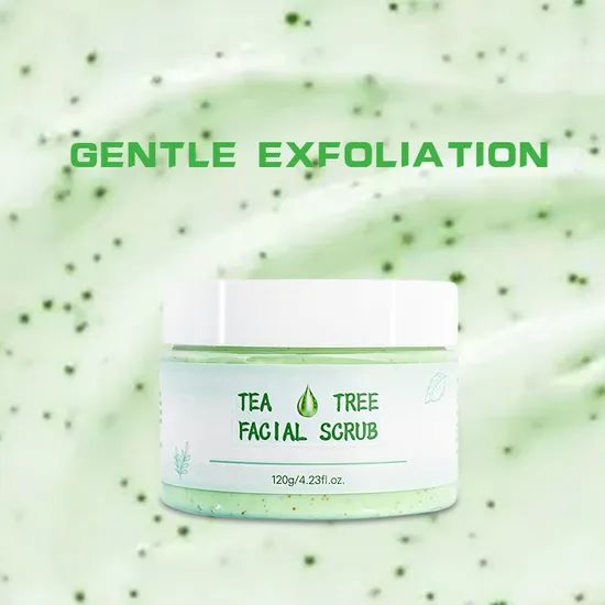 Beauty Cosmetics Skin Care Exfoliating Deep Cleansing Tea Tree Facial Scrub - Image 2
