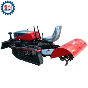 Farm Use 25HP Seated-on Crawler Diesel Tiller with Attachments - Image 3