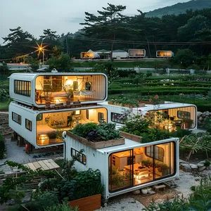 Container House Space Modular Room Container Modular Dome Capsule Trailer House - Image 1