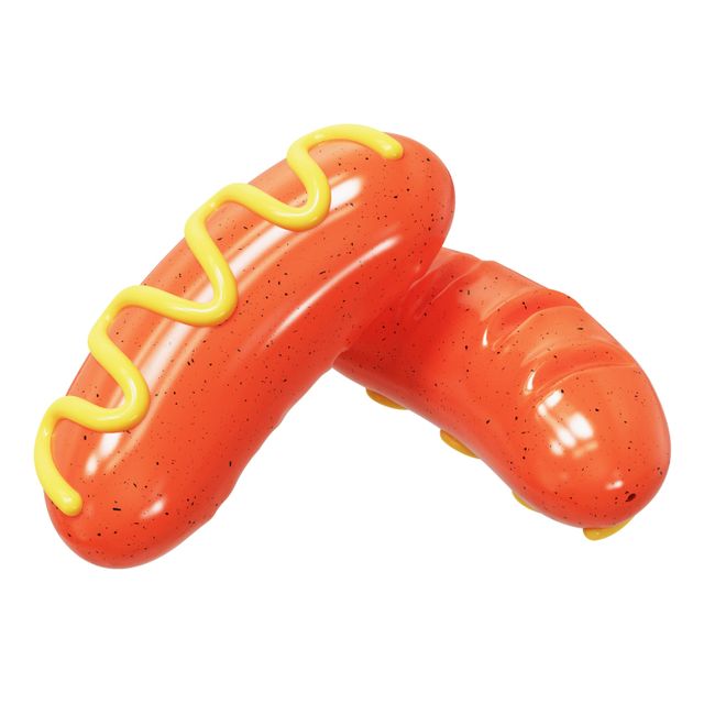 Wholesale Sound Dog Chew Rubber Grinding Rod Hot Dog Sausage Dog Toy - Image 2