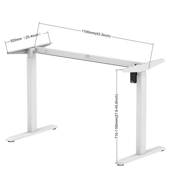 Adjustable Computer Standing Desk Height Adjustable Office Table- OEM Custom Design, Originating From China - Image 5