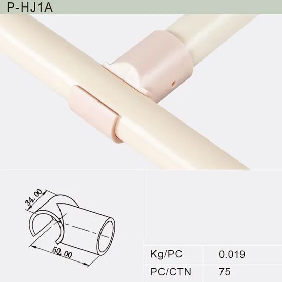 Plastic Accessory and Joint for Pipe Racking System (P-9) - Image 2