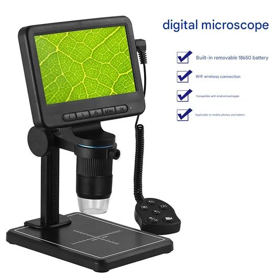 5-Inch High-Definition 2 Million Microscope Screen Type Biological Model NO. MI006 Principle Optics Mobility Portable Transport Package - Image 2