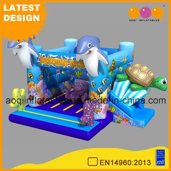 Undersea World Inflatable Bouncer Slide Combo (AQ01742) - Image 1