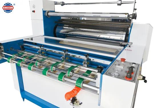 KFMB-1200B Semi-automatic Thermal Film Laminating Machine Origin China Trademark KINGSUN Model NO. KFMB-1200B Driven Type Pneumatic - Image 5