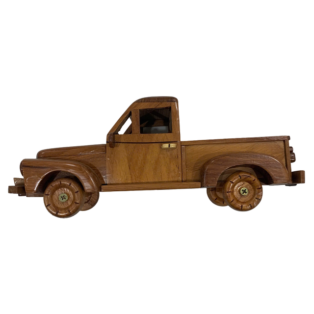 Wood crafts wooden handcrafted pickup truck model Made in Vietnam - Image 3