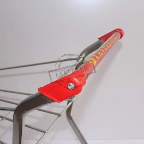 Japanese Style Metal Hand Push Shopping Trolley with Baskets - Image 4