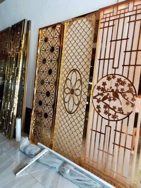 Stainless Steel Pvd Collar Partitions Usage Interior design Coating Film Type PVD Material Stainless steel Color GOLD, ROSE GOLD, - Image 2