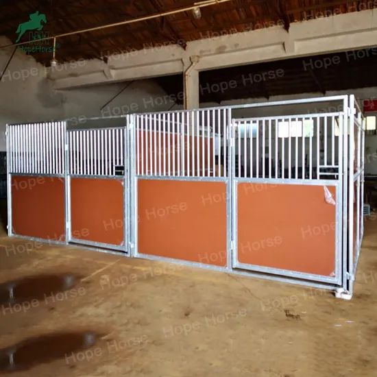 Safe and Portable Australian Standard Portable Galvanized Horse Stable Panel Stall House Equipment - Image 5