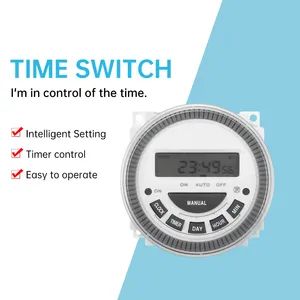 Programmable Frontier Digital Timer 30 AMP 220V Remote Timer Controller Switch with Outside Battery - Image 6