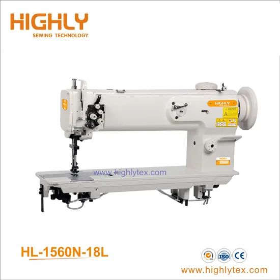 Long Arm Computerized Single Needle Compound Feed Leather Sewing Machine - Image 3