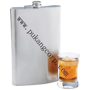 Stainless Steel Hip Flask 1800ml 64oz Pieces Single Material Metal HS Code 7323930000 Production Capacity: 500, - Image 1