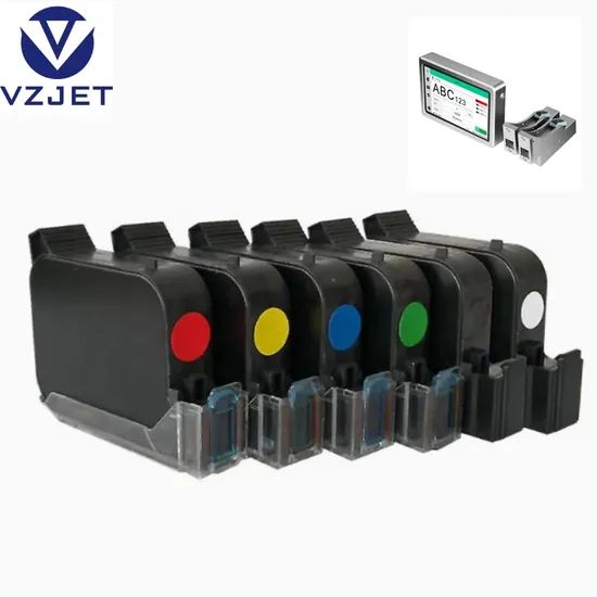 12.7mm 1/2" Inch Inkjet Printer Ink Cartridge for Paper Carton Box Package - Image 3