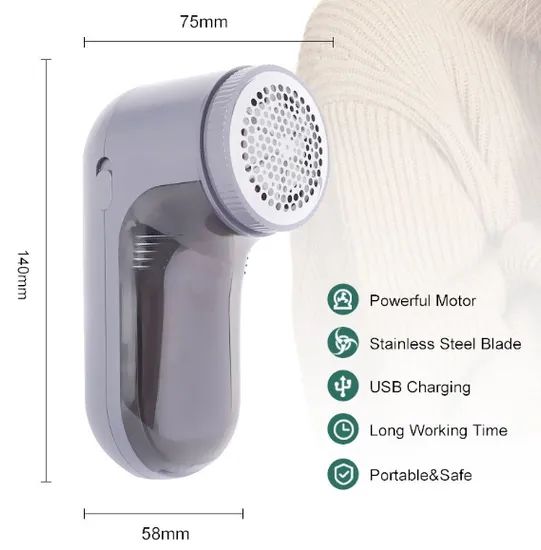 Portable Rechargeable Electric LED Lint Remover - Image 2