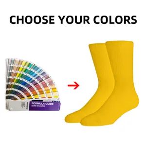 Custom Crew Sport Socks High Quality Socks Men Custom Size Custom Model NO. 14 Origin China MOQ 100 Pairs Material - Image 4