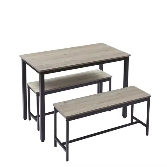 2-Bar Tables Dining Set with Chair Kitchen Counter - Image 3