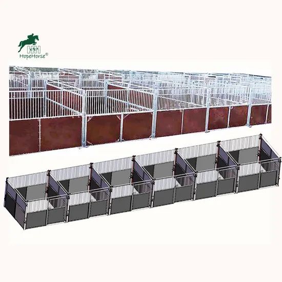 Cheap Portable Outdoor Racing Stall Products Equestrian Fronts Horse Stable Equipment - Image 1