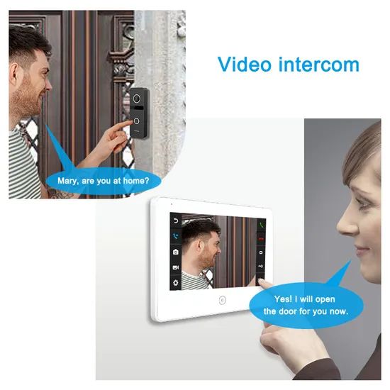 4-Wire HD Interphone Home Security 7 Inches Video Doorphone - Image 4