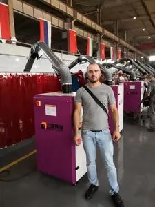 Portable Welding Dust Collector with CE and OEM Exhaust Arm 3m Motor Power 3kw Logo Customizable Color Customizable Filter Area 16.5m2 - Image 6