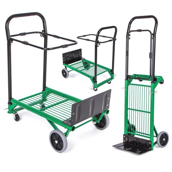 Hardware Trolley Cart Tools Carretilla for Garden Yard Outdoor Multi-Functional Trolley Cart - Image 4
