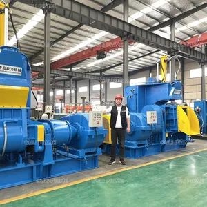 Kneader Internal Mixer / Raw Materials Kneader Machine Motor AC or DC Trademark OULI HS Code 84778000 Control Type PLC Type Rubber Mixer - Image 4