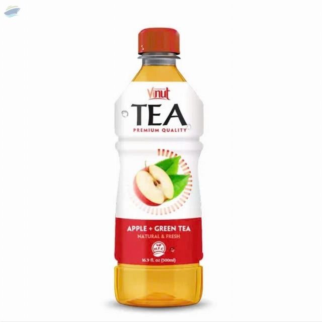 16.9 Fl Oz Vinut  Fresh Green Tea With Apple - Image 1