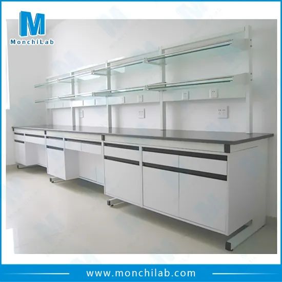 School Chemistry Lab Bench with Reagent Shelf Condition New Model NO. LFLB Guarantee 2 Years Trademark MonchiLab Customized - Image 4