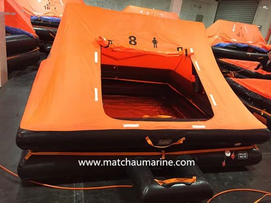 Solas Lifesaving Marine Equipment 25p Inflatable Life Raft Material PE Type Life Raft HS Code 89071000 Using Field - Image 5