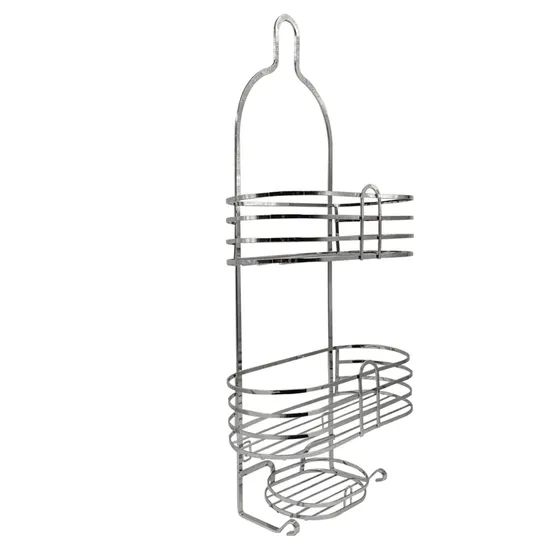 Aluminum Bathroom Shelves Shampoo Storage Rack Shower Caddy - Image 3