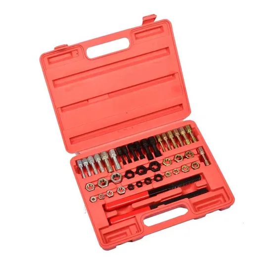 Universal Dies Thread Chaser Set Rethread Repair Tool Fractional and Metric Thread Restorer Kit - Image 3