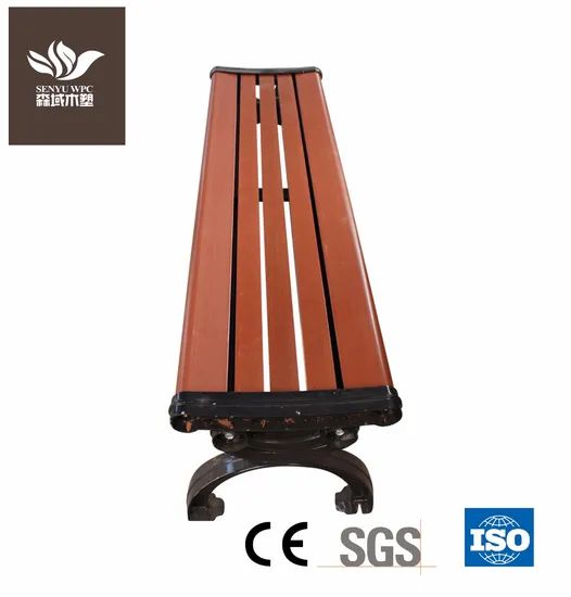 WPC Garden Bench Waiting Bench Chair Fixed Fixed Rotary Fixed Fireproof B1 Condition New Trademark Senyu Color - Image 3