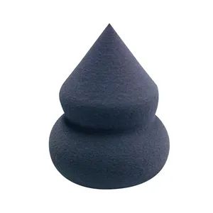 Mini Pointed Gourd Sponge Puff 25x33mm Customizable Logo OEM HL-JT-001 - Image 1