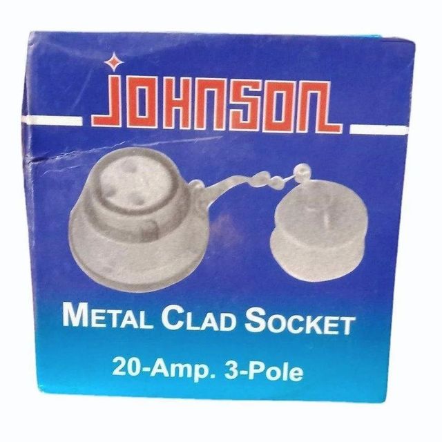 Metal Clad Plugs Socket Brand Johnson No. Of Pole 3 Material Metal Warranty 1 Year Current Rating 20 Amp Pin Type 3 Pin - Image 2