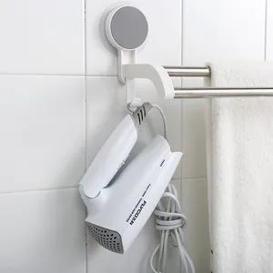 Bathroom Vanities Storage Holders Wall Mounted Storage Racks Bathroom Racks Adhesive Metal Towel Rack - Image 6