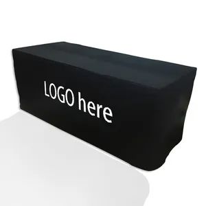 Custom Table Cloth Trade Show Sublimation Printed Logo Origin China Width 4/6/8FT Length 4/6/8FT Style Customize Size Customized - Image 6