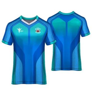 Custom Sublimation Printing Rugby Team Wear Team Rugby Shirt MOQ 1 PC Size Any Type Top Gender Unisex Origin Guangzhou Pattern - Image 3