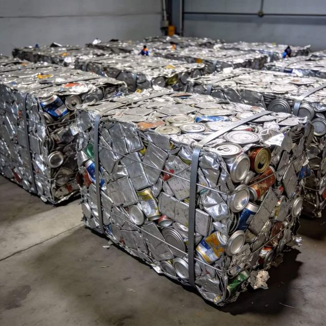 Aluminum Used Beverage Can Scrap UBC High Purity Baled - Image 3