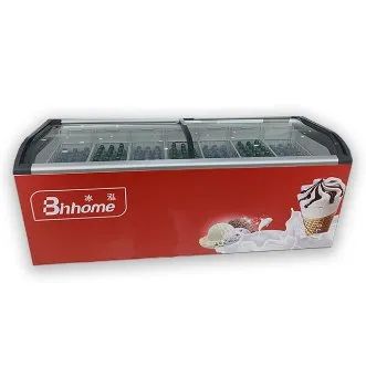 Ice Cream Freezer Display Commercial Gelato Counter Top Freezer Showcase - Image 2