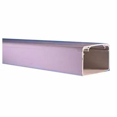 Rectangular White PVC Channels, for Electric Fitting Color White Material PVC Length 2-3 m Thickness 1-2 mm Shape - Image 1