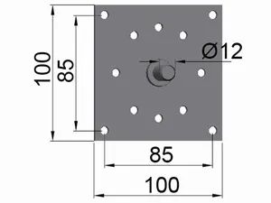 Aluminium Side Plate Bracket Motor Bracket Kind Slat Warranty 3 Color White Origin China Style Modern Material Aluminum Trademark ALUTTER - Image 6